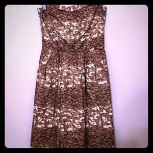 Anthropologie dress, strapless and with pockets